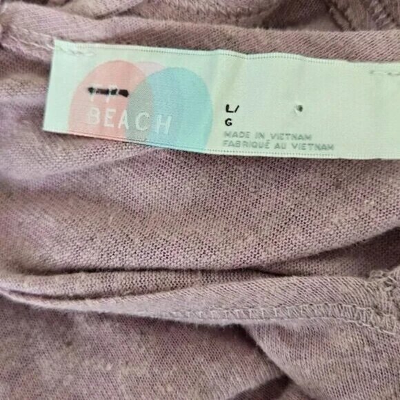 FREE PEOPLE BEACH Eros Strappy Sexy Free-Est Maxi Dress candy lilac Sz L NEW - Picture 10 of 11